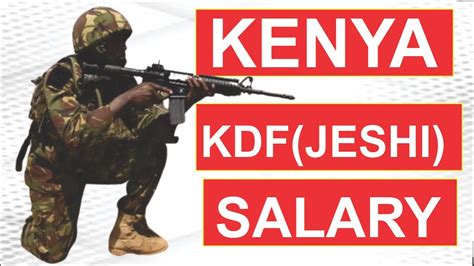 kdf salary in kenya